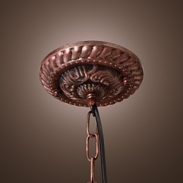 Antiek geïnspireerde hanglamp met 1 lichtbron