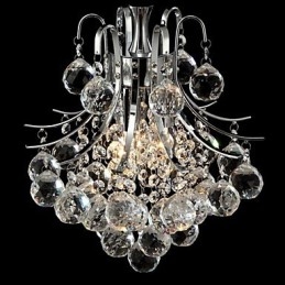 Moderne eigentijdse kristallen chromen kroonluchter hanglamp