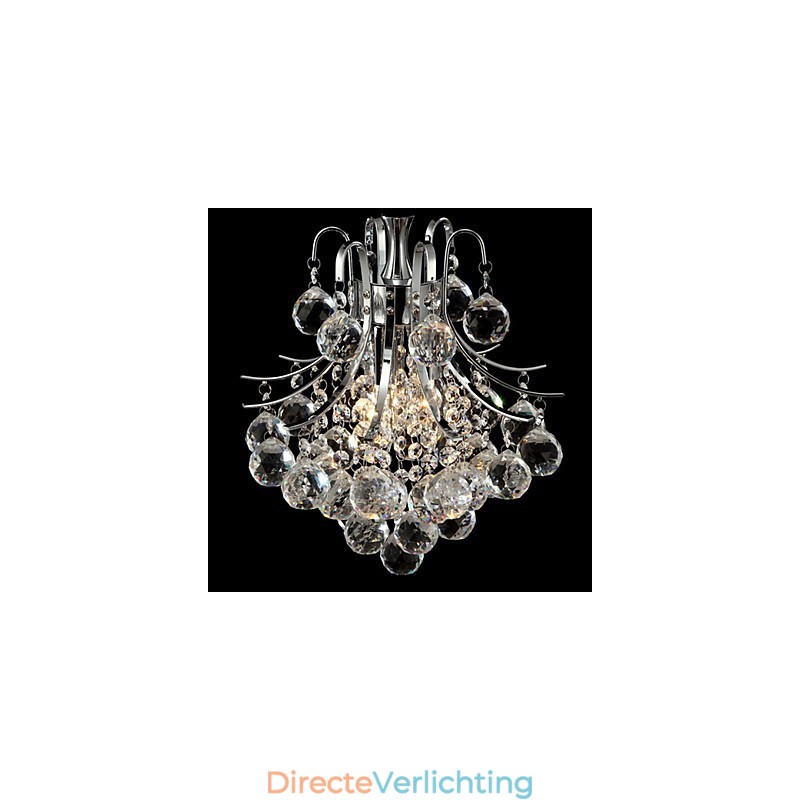 Moderne eigentijdse kristallen chromen kroonluchter hanglamp