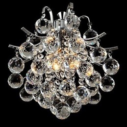 Moderne eigentijdse kristallen chromen kroonluchter hanglamp