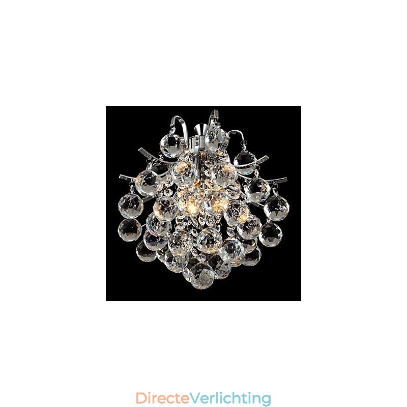 Moderne eigentijdse kristallen chromen kroonluchter hanglamp