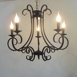 Traditionele klassieke schilderij metalen kroonluchter