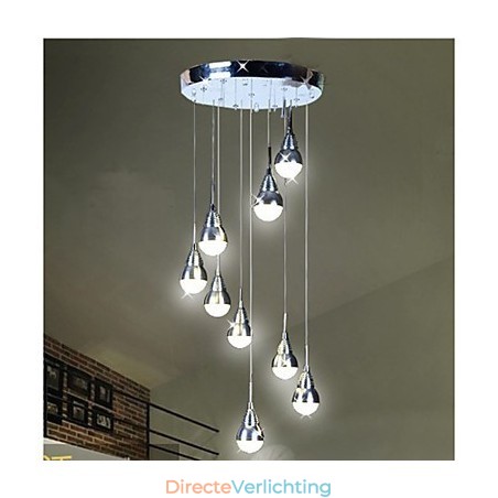 Lampen en lantaarns Trappodium 9 Hoofd Plafondlamp Lampen en lantaarns Trappodium 9 Hoofd Plafondlamp
