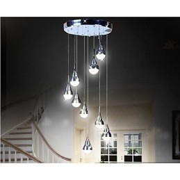 Lampen en lantaarns Trappodium 9 Hoofd Plafondlamp