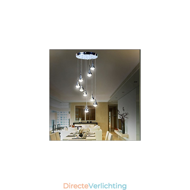 Lampen en lantaarns Trappodium 9 Hoofd Plafondlamp