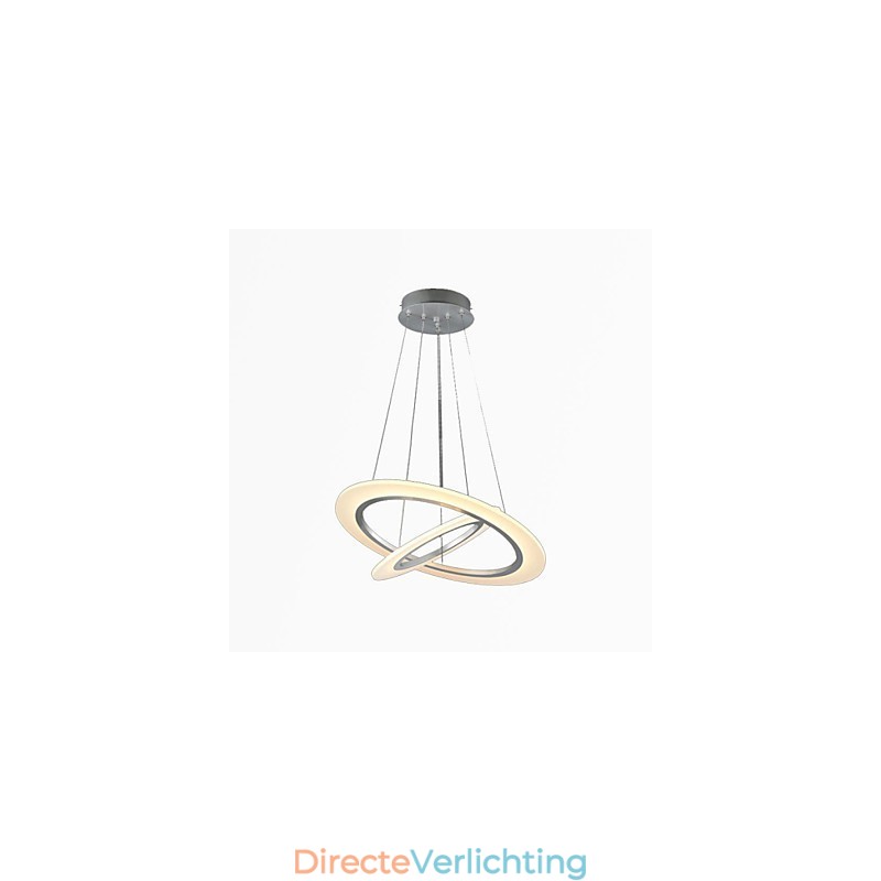 Acryl Hanglamp Plafond Hangende Kroonluchter Lampen Armaturen met 2 ringen