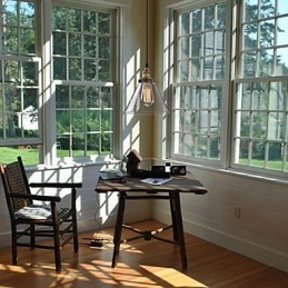 Retro eenvoudige glazen hanglamp