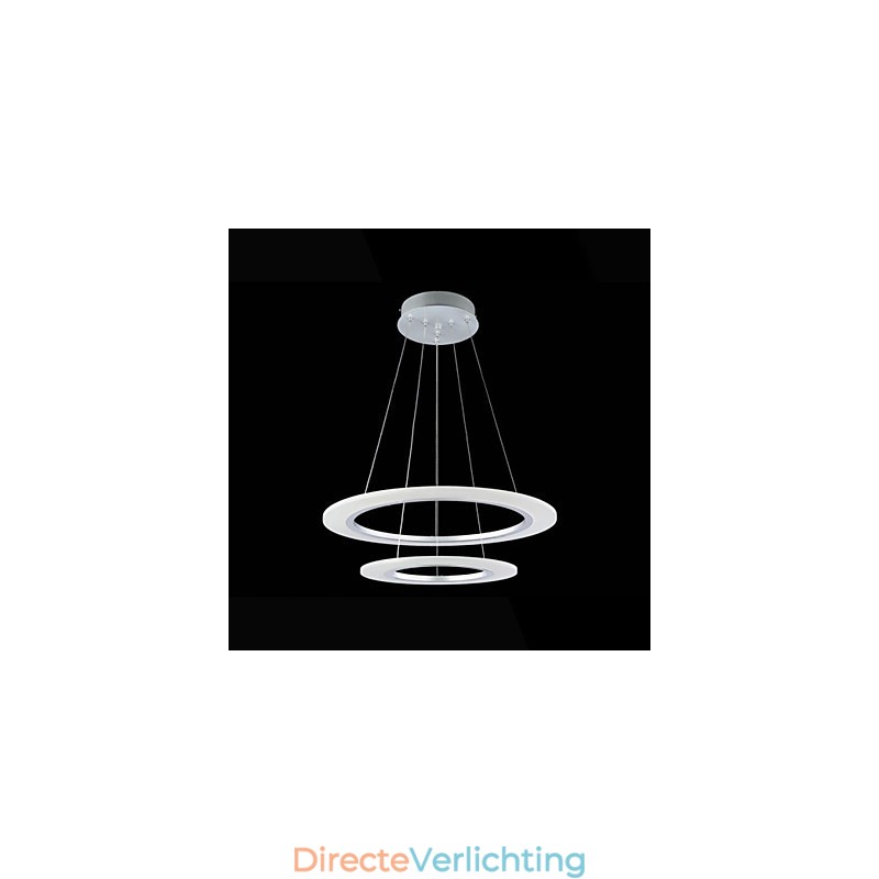 Acryl Hanglamp Plafond Hangende Kroonluchter Lampen Armaturen met 2 ringen