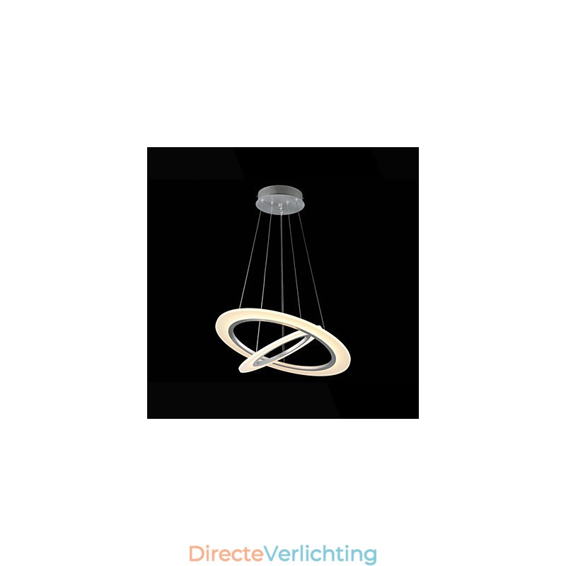 Acryl Hanglamp Plafond Hangende Kroonluchter Lampen Armaturen met 2 ringen
