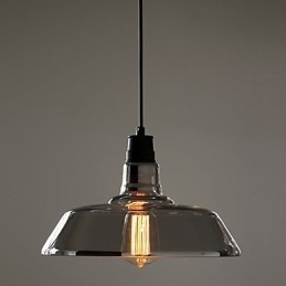 Vintage gegalvaniseerde hanglamp garage