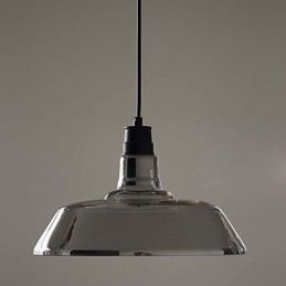 Vintage gegalvaniseerde hanglamp garage