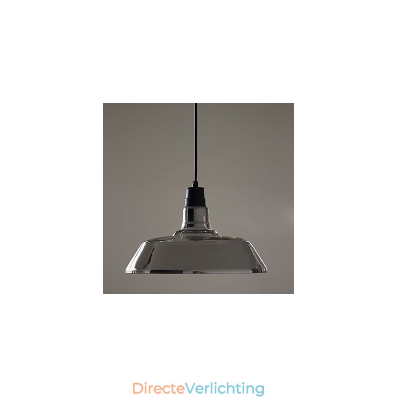 Vintage gegalvaniseerde hanglamp garage