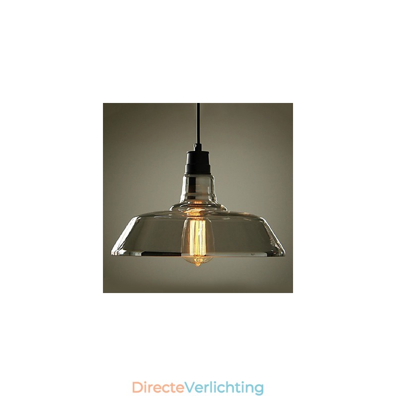 Vintage gegalvaniseerde hanglamp garage