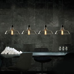 Vintage gegalvaniseerde hanglamp garage