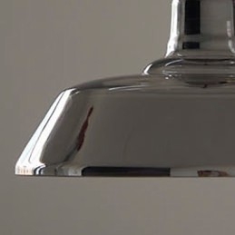 Vintage gegalvaniseerde hanglamp garage