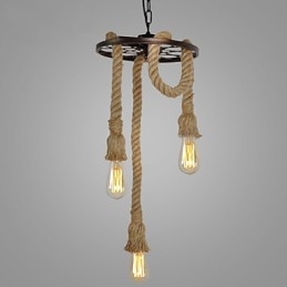 Retro Mini Stijl Gegalvaniseerde Metalen Hanglamp