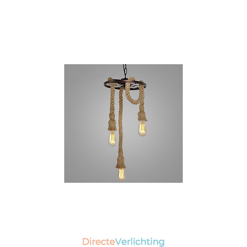 Retro Mini Stijl Gegalvaniseerde Metalen Hanglamp