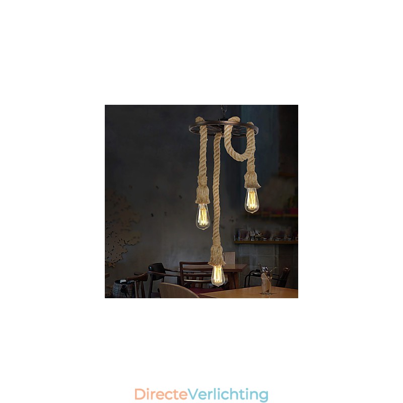 Retro Mini Stijl Gegalvaniseerde Metalen Hanglamp