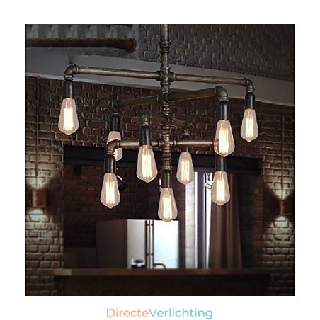 Traditionele klassieke vintage retro lantaarn land schilderij metalen hanglamp Traditionele klassieke vintage retro lantaarn land schilderij metalen hanglamp