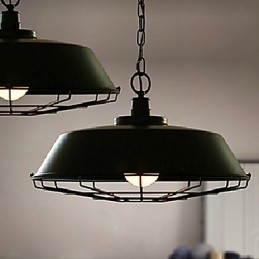 Smeedijzeren landelijke restauratie van oude manieren enkele kop hanglamp