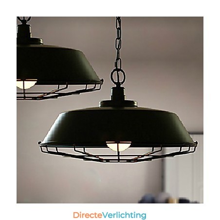Smeedijzeren landelijke restauratie van oude manieren enkele kop hanglamp Smeedijzeren landelijke restauratie van oude manieren enkele kop hanglamp