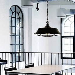 Smeedijzeren landelijke restauratie van oude manieren enkele kop hanglamp