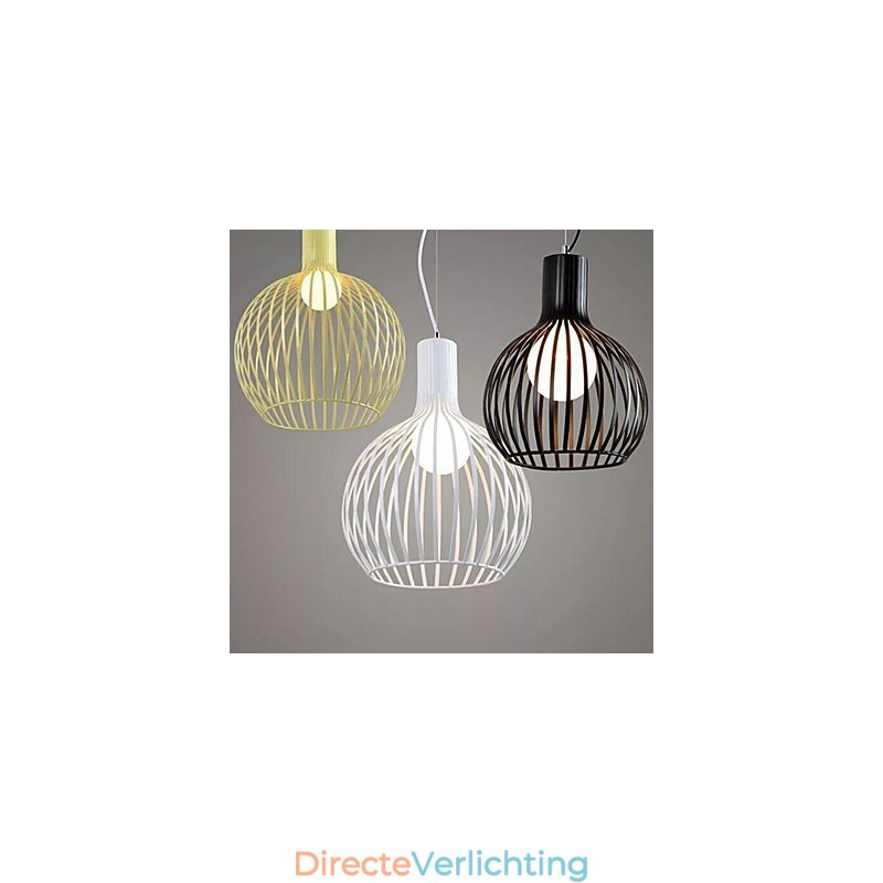 Amerikaanse Retro Gecontracteerde Smeedijzeren Vogelkooi Kroonluchter Lamp Licht