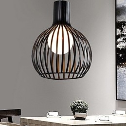 Amerikaanse Retro Gecontracteerde Smeedijzeren Vogelkooi Kroonluchter Lamp Licht