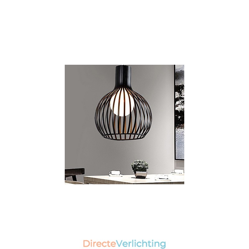 Amerikaanse Retro Gecontracteerde Smeedijzeren Vogelkooi Kroonluchter Lamp Licht
