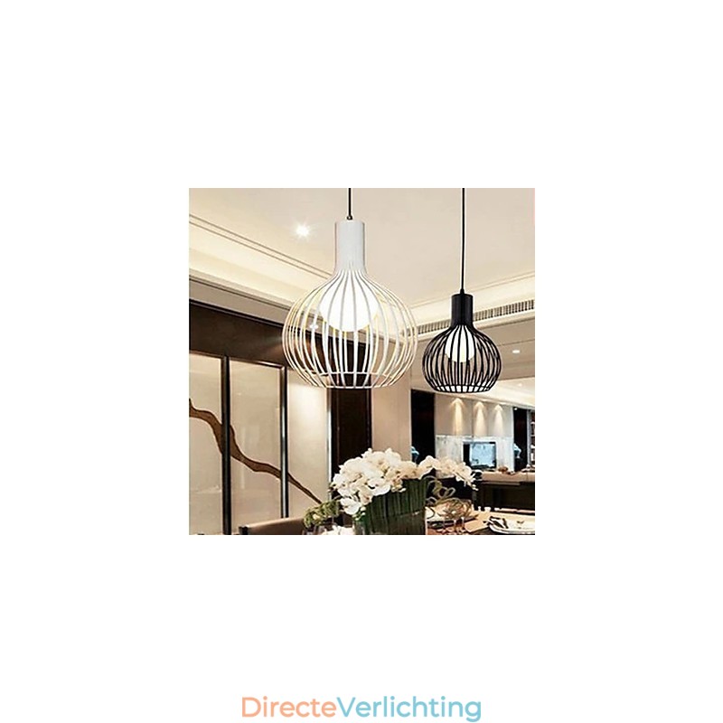 Amerikaanse Retro Gecontracteerde Smeedijzeren Vogelkooi Kroonluchter Lamp Licht