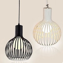 Amerikaanse Retro Gecontracteerde Smeedijzeren Vogelkooi Kroonluchter Lamp Licht