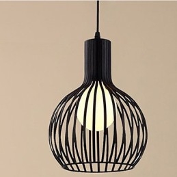 Amerikaanse Retro Gecontracteerde Smeedijzeren Vogelkooi Kroonluchter Lamp Licht