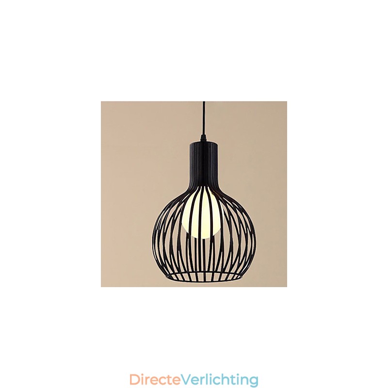 Amerikaanse Retro Gecontracteerde Smeedijzeren Vogelkooi Kroonluchter Lamp Licht