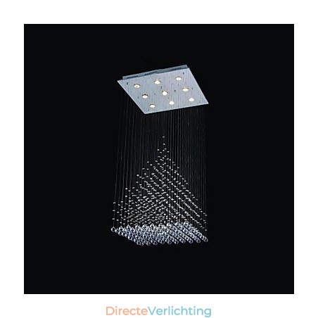 Moderne eigentijdse kristalchroom metalen inbouw Moderne eigentijdse kristalchroom metalen inbouw