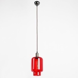 Moderne plating glazen 1 lichts hanglamp