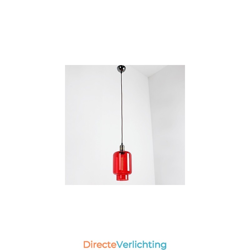 Moderne plating glazen 1 lichts hanglamp