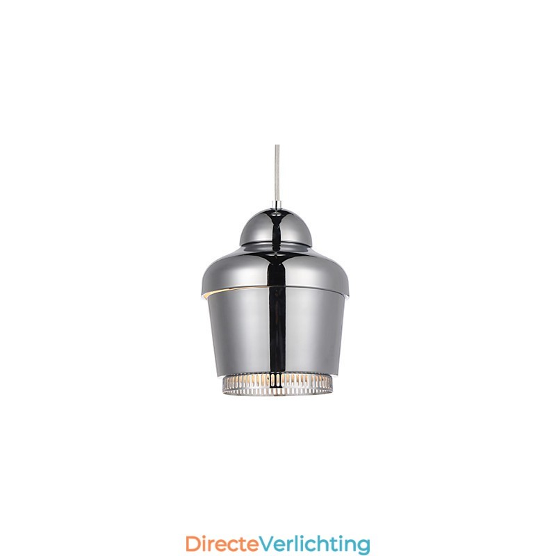 Hanglamp 1 Licht Moderne Eenvoud Gouden Chroom Zwart Wit Koolstofstaal Metalen Kroonluchter