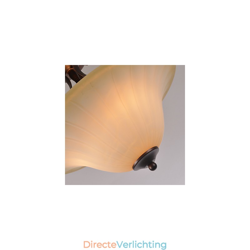 5 Vintage Mini Stijl Schilderij Metalen Hanglamp