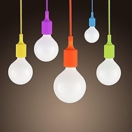 Mini Hanglamp 1 Licht Modern Minimalistisch Siliconen Snoepkleuren