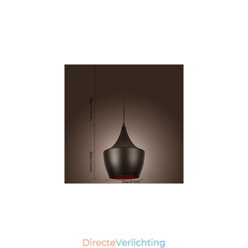 Moderne, eigentijdse retro mini-stijl schilderij hanglamp