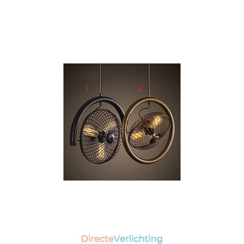 Retro Klassieke Metalen Plafondventilator Lampen Eenvoudige Hanglampen Café Hanglamp