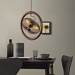 Retro Klassieke Metalen Plafondventilator Lampen Eenvoudige Hanglampen Café Hanglamp