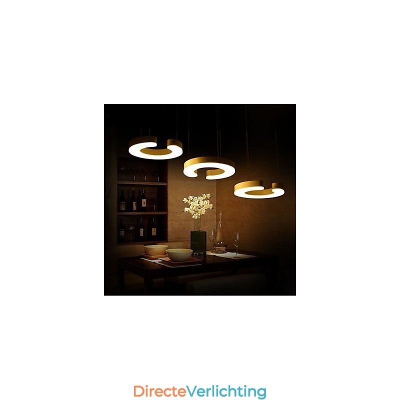 Drie C-type acryl kroonluchter kroonluchter