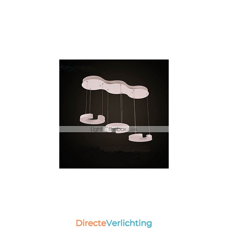 Drie C-type acryl kroonluchter kroonluchter