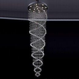 Moderne eigentijdse traditionele klassieke rustieke lodge vintage land eiland kristal gegalvaniseerde metalen hanglamp