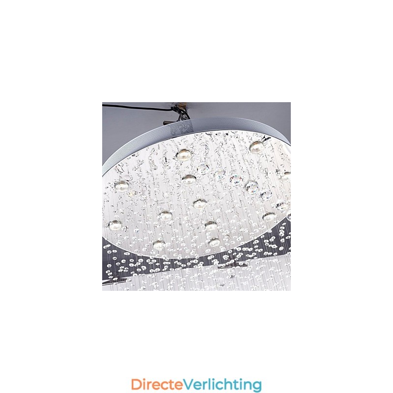 Moderne eigentijdse traditionele klassieke rustieke lodge vintage land eiland kristal gegalvaniseerde metalen hanglamp