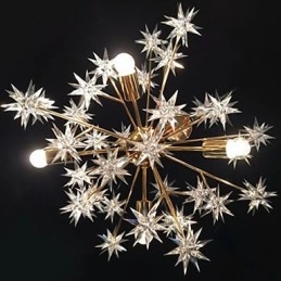 Creatieve Spark Smeedijzeren Bal Sterren Hanglamp Sfeer