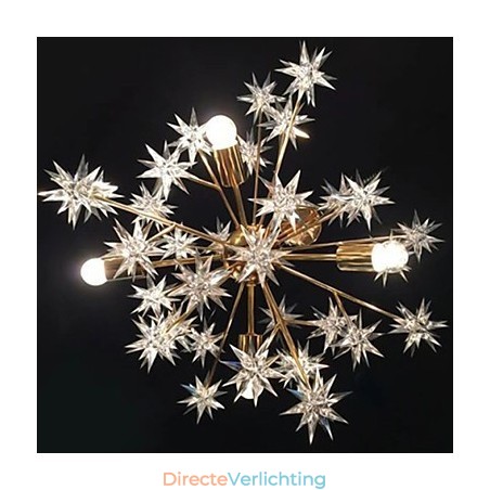 Creatieve Spark Smeedijzeren Bal Sterren Hanglamp Sfeer Creatieve Spark Smeedijzeren Bal Sterren Hanglamp Sfeer