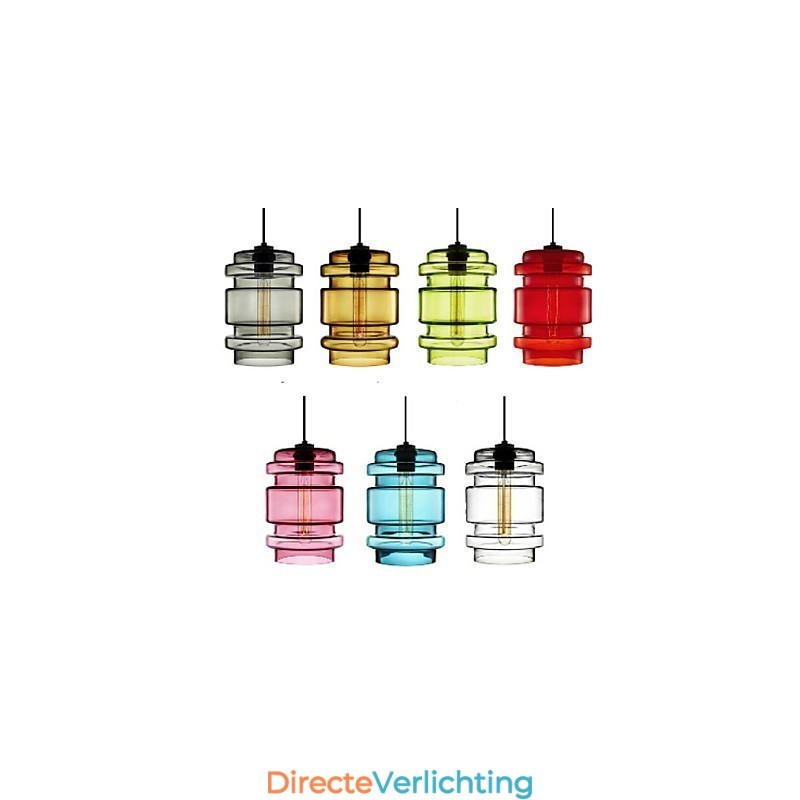 Candy Color enkele kop kunst glazen kroonluchter glazen kap (wit grijs geel groen rood roze blauw)