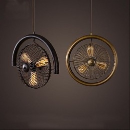 Retro Industriële Windlamp Ventilator Hanglamp Amerikaanse Stijl